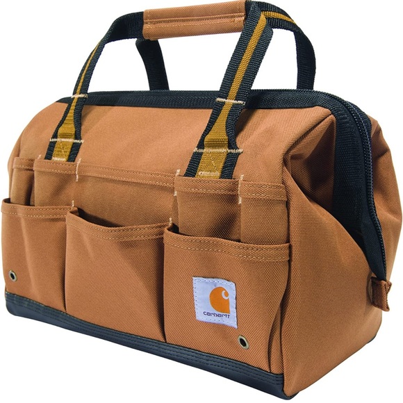 - Carhartt  Men’s Brown 14” Tool Bag  *NEW* - Picture 3 of 7